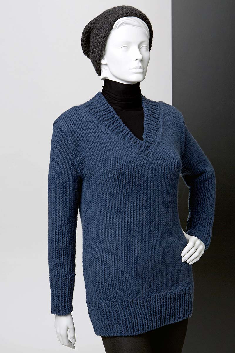 Pullover mit V-Ausschnitt