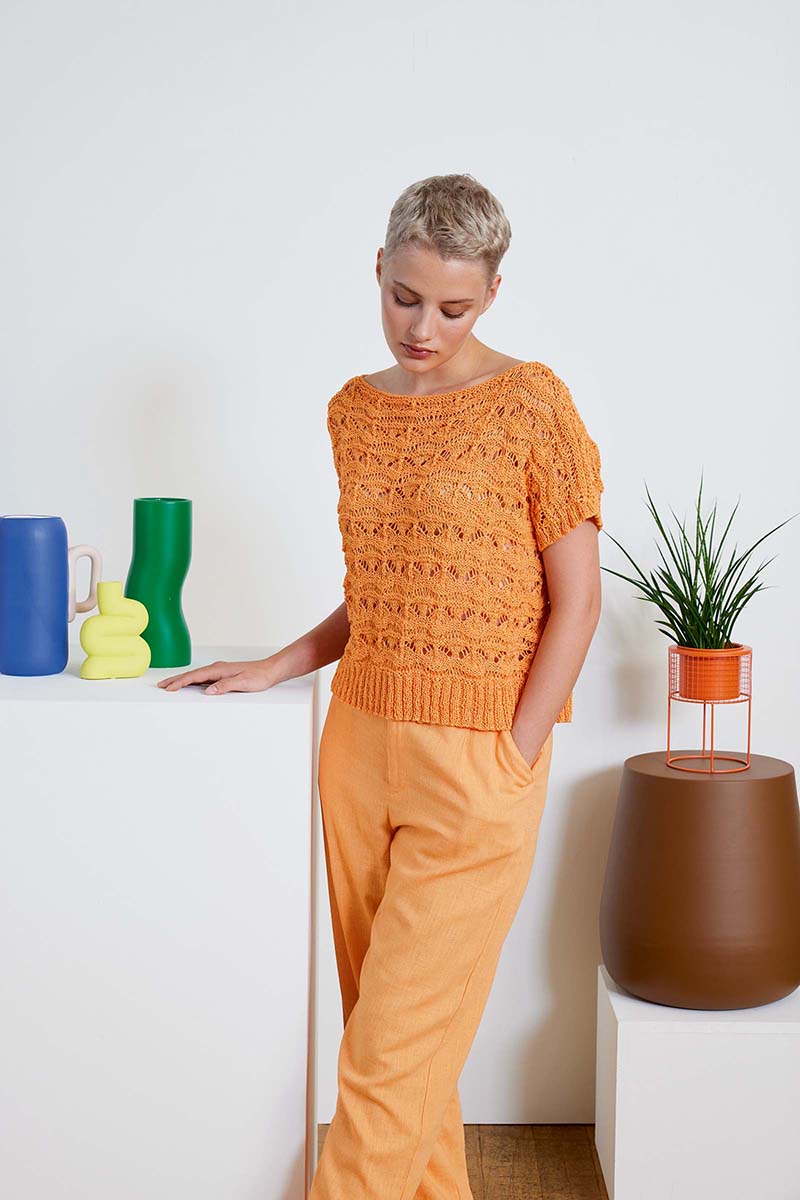 ZENNA Kurzarmpullover