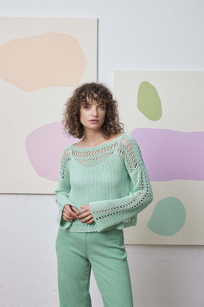 Alize Pullover gehäkelt