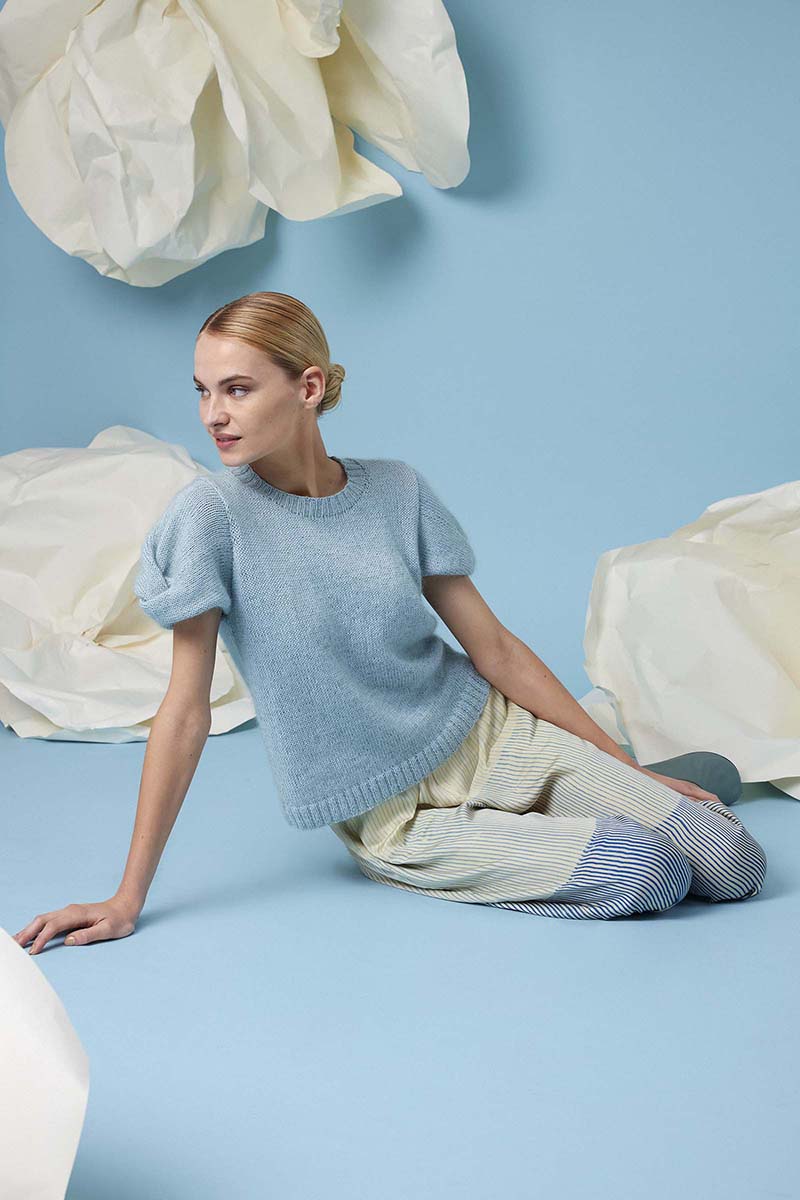 Olea Kurzarmpullover