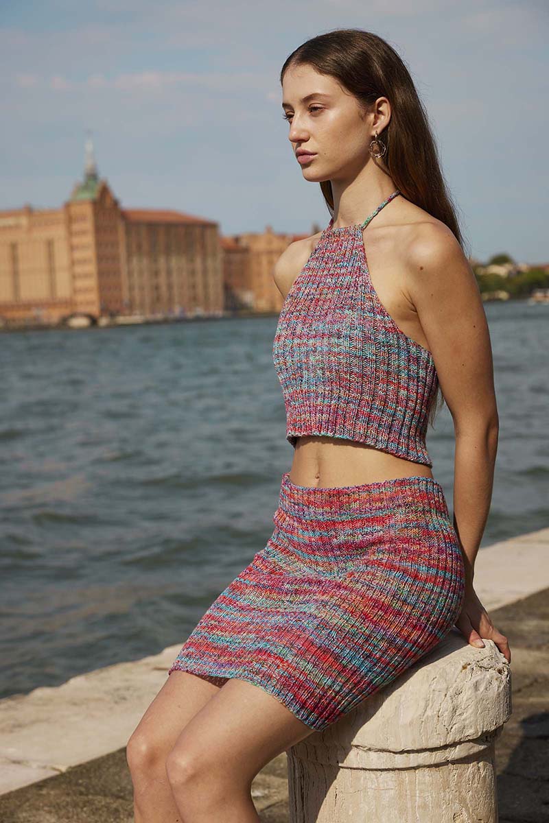 SIREN'S CALL Neckholdertop