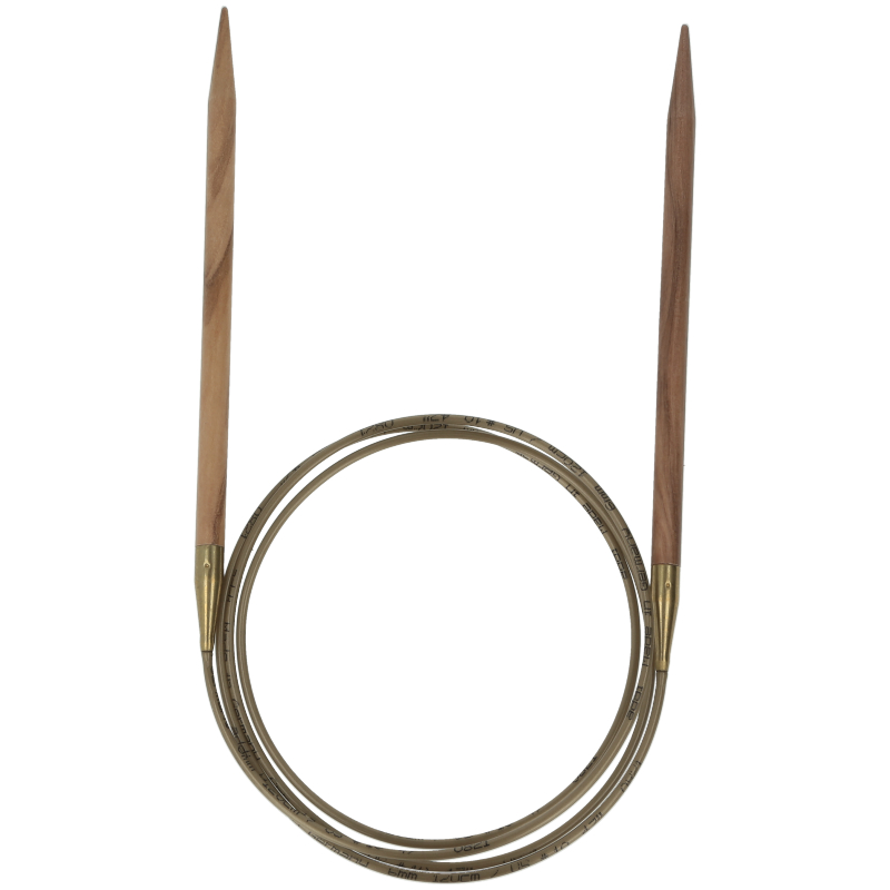 Rundstricknadel Olivenholz 120/6.0