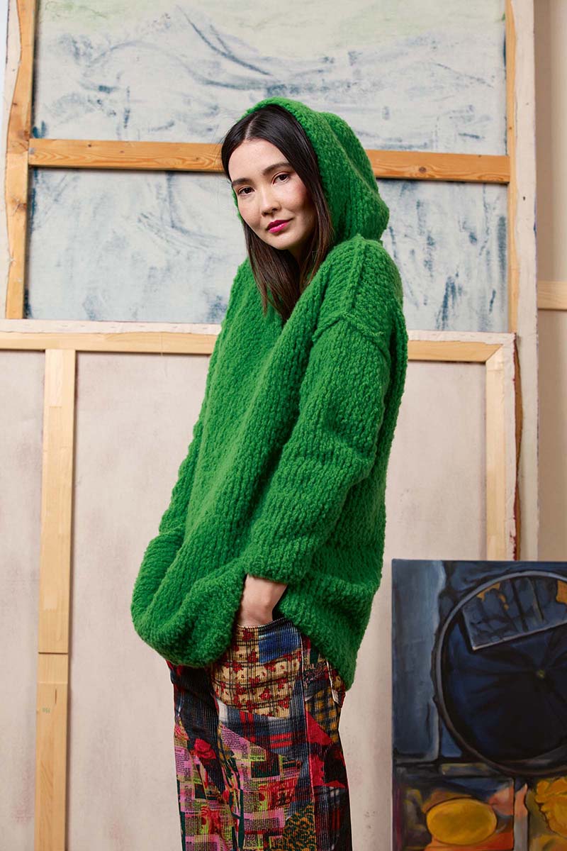 LAURA Pullover mit Kapuze