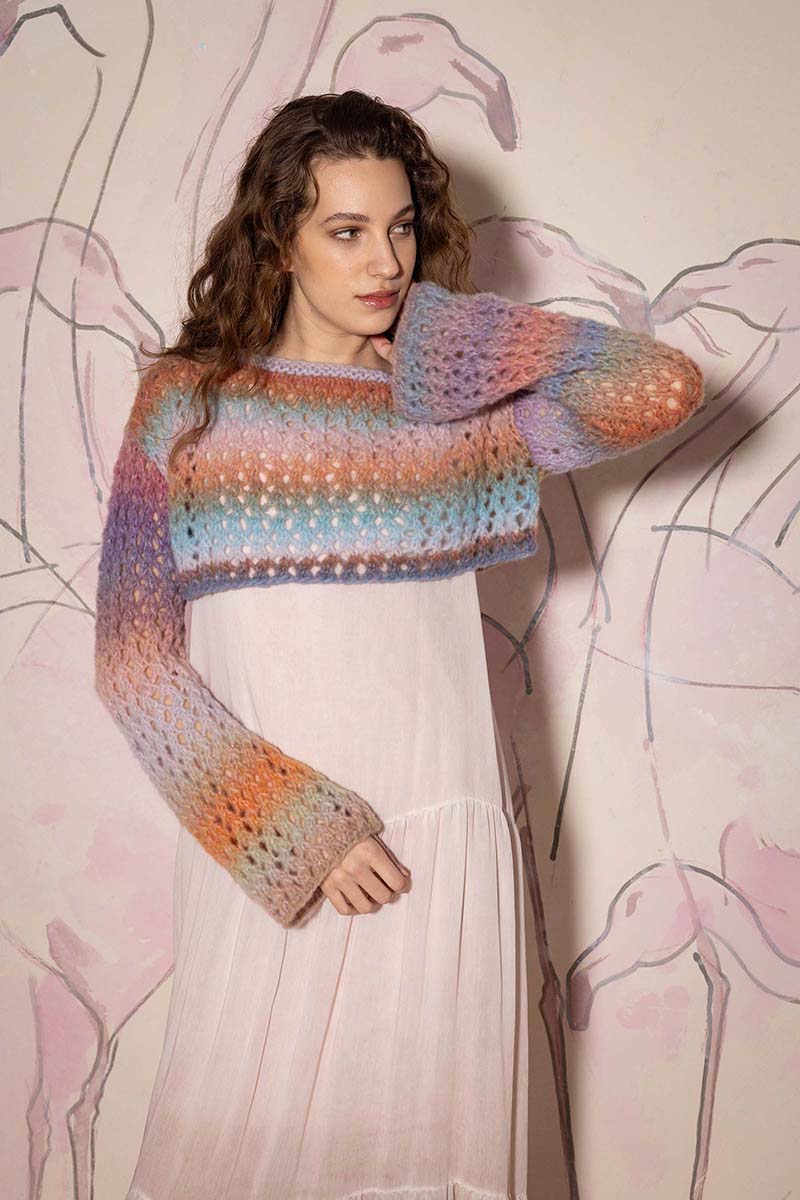 TATIANA Kurzer Pullover