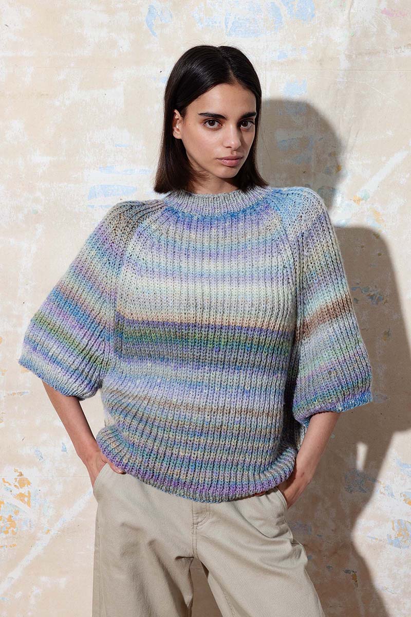 CARA Kurzarmpullover