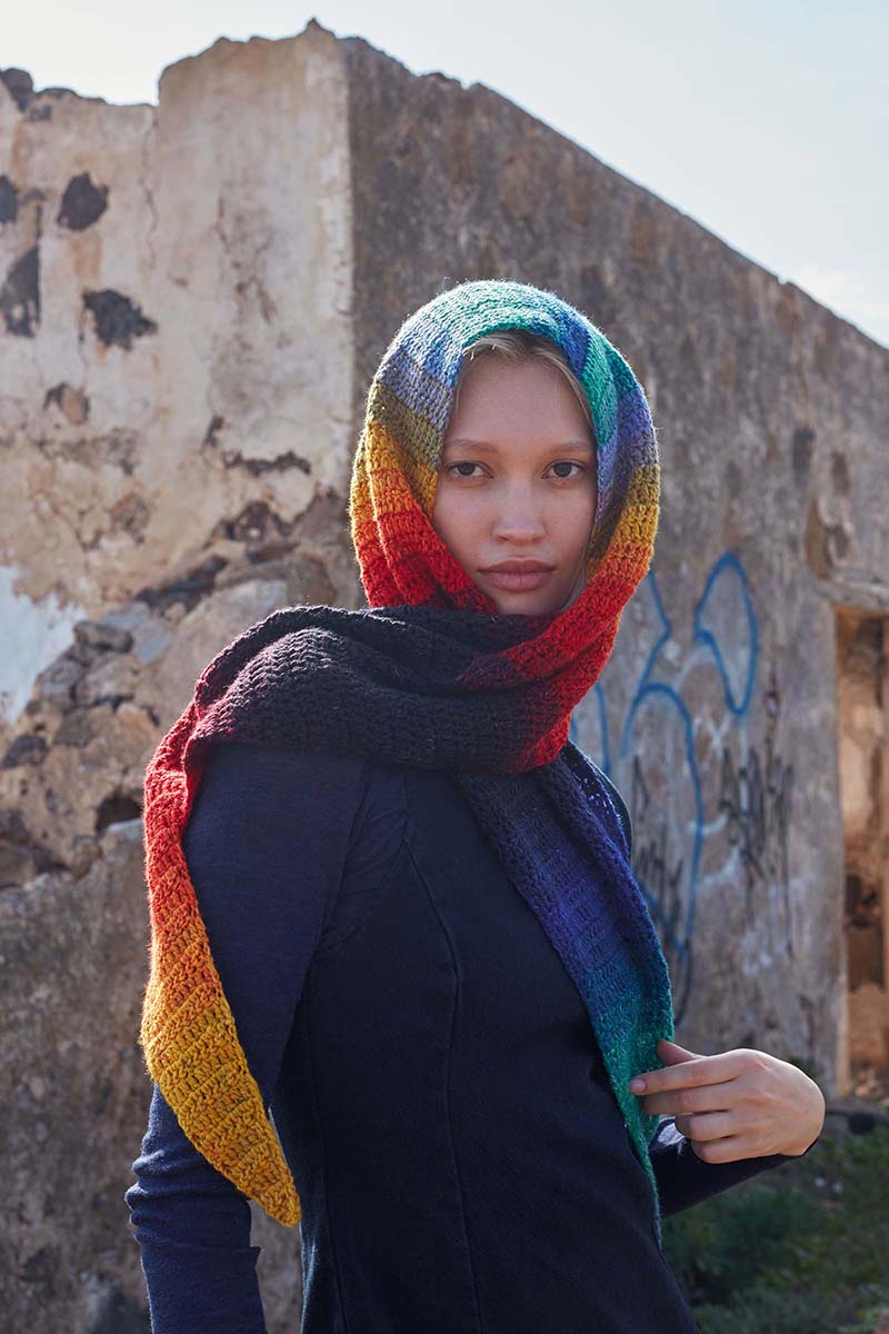 YOUR MOVE Dreiecktuch gehäkelt