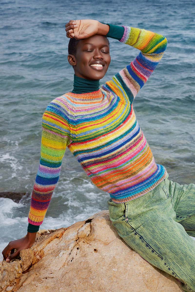 GREGORIA Pullover Top Down