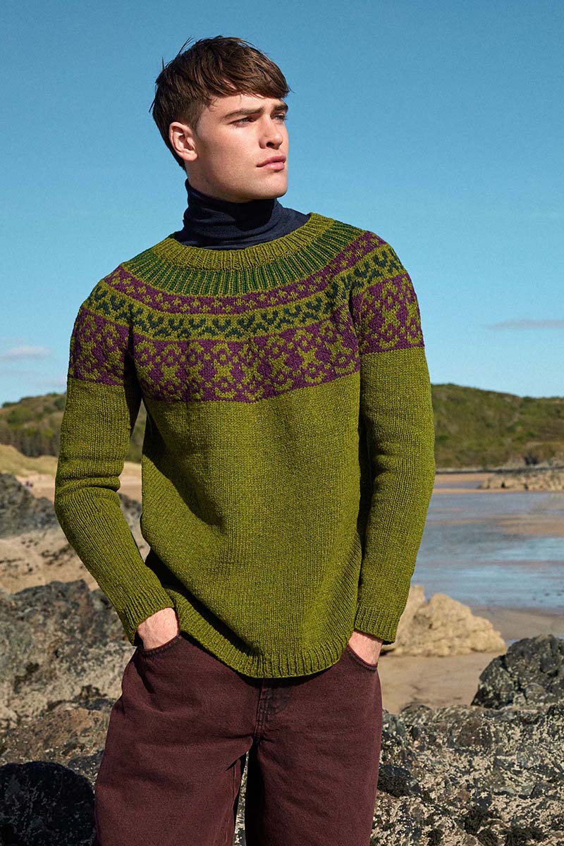 RONAN Pullover Top Down