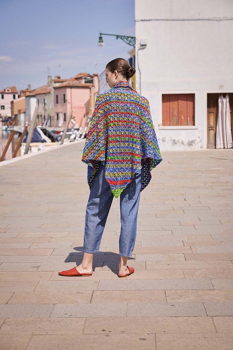 DOMENICA Dreiecktuch gehäkelt